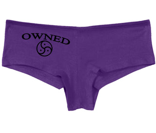 Owned With BDSM Symbol - Purple Boy Short