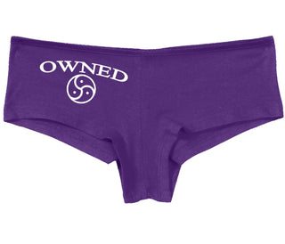 Owned With BDSM Symbol - Purple Boy Short