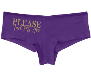 Please Fuck My Ass - Purple Boy Short