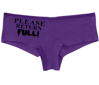 Please Return Full - Purple Boy Short