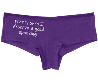 I'm Pretty Sure I Need a Good Spanking - Purple Boy Short
