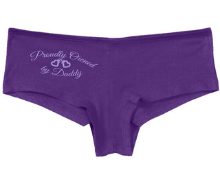Proudly Owned By Daddy - Purple Boy Short