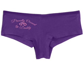 Proudly Owned By Daddy - Purple Boy Short