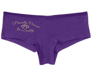Proudly Owned By Daddy - Purple Boy Short