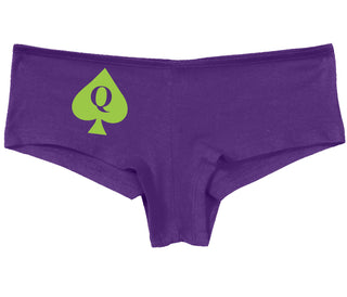 Queen Of Spades Logo - Purple Boy Short