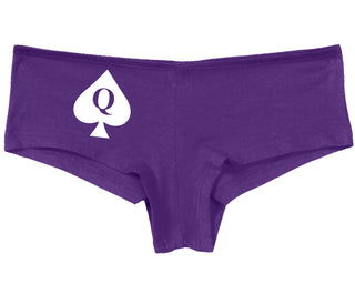 Queen Of Spades Logo - Purple Boy Short