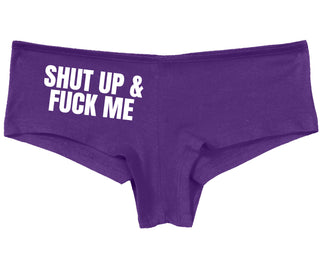 Shut Up and Fuck Me - Purple Boy Short