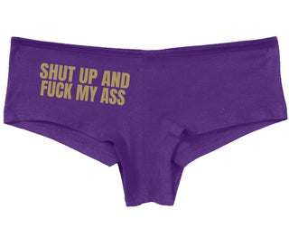 Shut Up and Fuck My Ass - Purple Boy Short