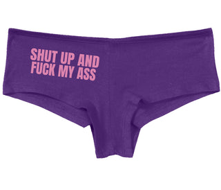 Shut Up and Fuck My Ass - Purple Boy Short