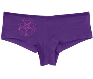 Sigil Of Baphomet - Church of Satan - Purple Boy Short