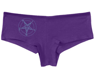 Sigil Of Baphomet - Church of Satan - Purple Boy Short