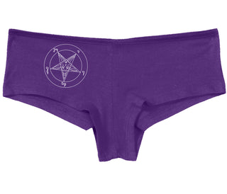 Sigil Of Baphomet - Church of Satan - Purple Boy Short