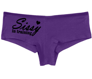 Sissy In Training - Purple Boy Short