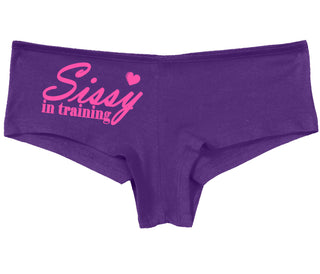 Sissy In Training - Purple Boy Short