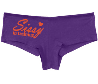Sissy In Training - Purple Boy Short