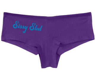 Sissy Slut - Purple Boy Short