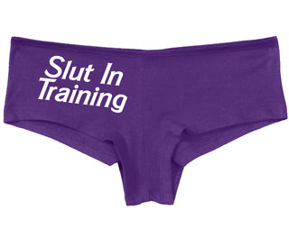 Slut In Training - Purple Boy Short