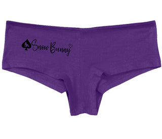 Snow Bunny - Queen of Spades - Purple Boy Short