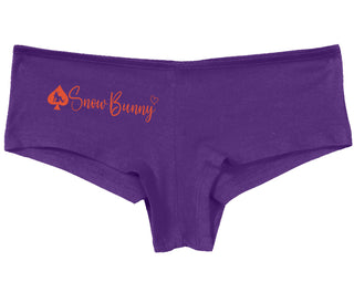 Snow Bunny - Queen of Spades - Purple Boy Short