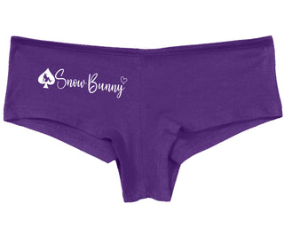 Snow Bunny - Queen of Spades - Purple Boy Short
