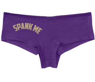 Spank Me - Bold Design - Purple Boy Short