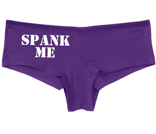 Spank Me. Stencil Design - Purple Boy Short