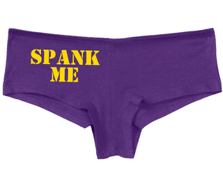 Spank Me. Stencil Design - Purple Boy Short