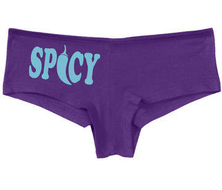 Spicy - Cute Pepper Logo - Purple Boy Short