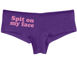 Spit On My Face - Purple Boy Short