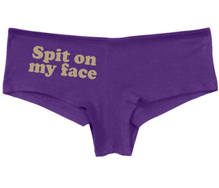 Spit On My Face - Purple Boy Short