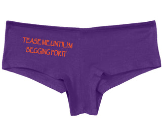 Tease Me Unitl I Am Begging For It - Purple Boy Short