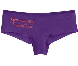 You May Now Fuck The Bride - Purple Boy Short