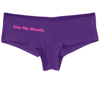 Use My Mouth - Purple Boy Short