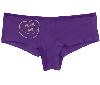 Fuck Me - Valentines Day Candy - Purple Boy Short