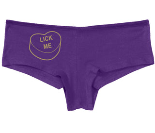 Valentines Day Candy - Lick Me - Purple Boy Short