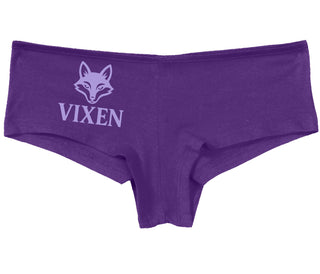 Vixen With Fox Logo - Purple Boy Short