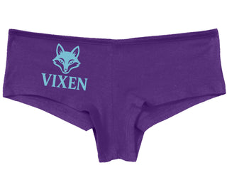 Vixen With Fox Logo - Purple Boy Short
