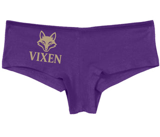 Vixen With Fox Logo - Purple Boy Short