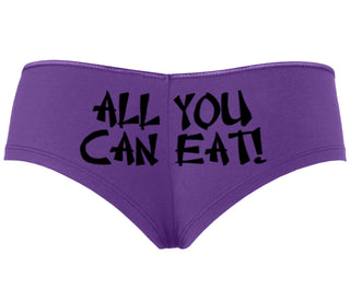 All You Can Eat Chinese Takaway Style - Purple Boyshort