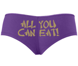 All You Can Eat Chinese Takaway Style - Purple Boyshort