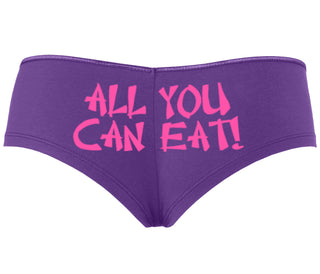 All You Can Eat Chinese Takaway Style - Purple Boyshort