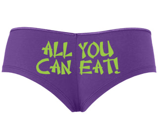 All You Can Eat Chinese Takaway Style - Purple Boyshort