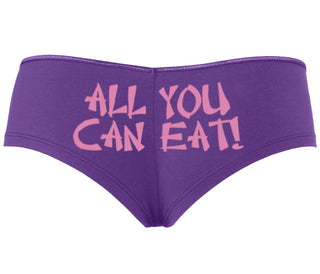 All You Can Eat Chinese Takaway Style - Purple Boyshort