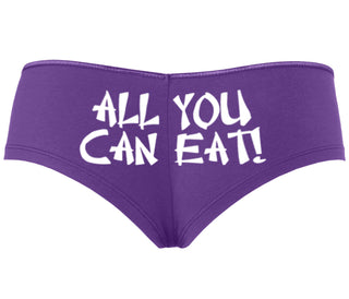 All You Can Eat Chinese Takaway Style - Purple Boyshort