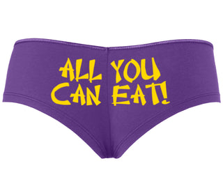 All You Can Eat Chinese Takaway Style - Purple Boyshort