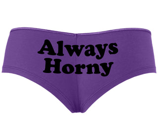 Always Horny - Purple Boyshort