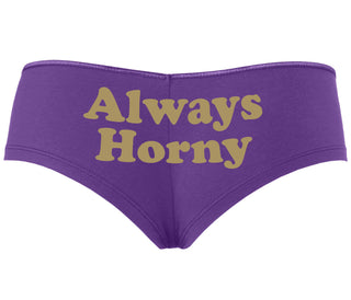 Always Horny - Purple Boyshort