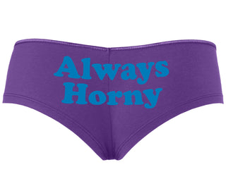 Always Horny - Purple Boyshort