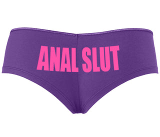 Anal Slut - Purple Boyshort
