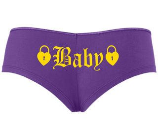 Baby Goth Look With Locks - Purple Boyshort